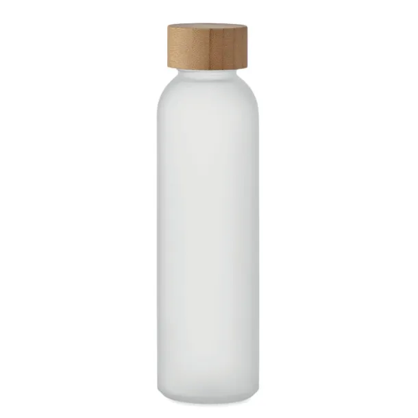 ABE Frosted glass bottle 500ml Transparent white