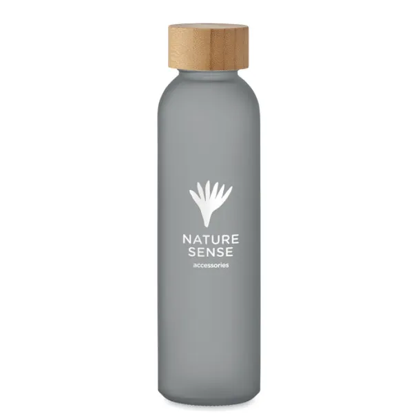 ABE matirana staklena boca 500 ml transparent grey