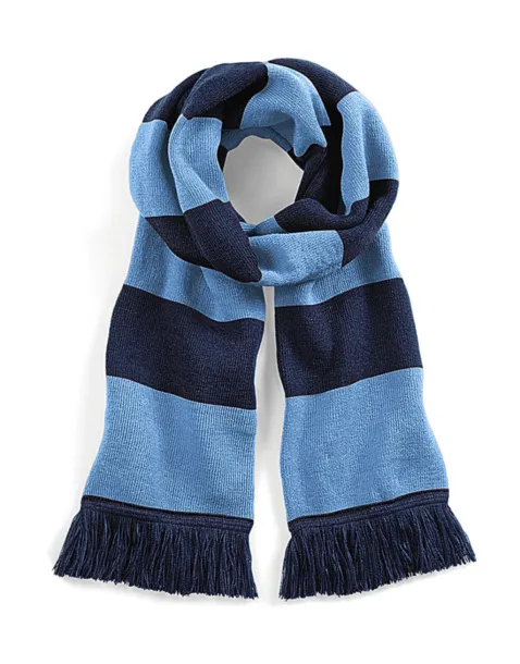  Stadium Scarf - Beechfield French Navy Sky blue