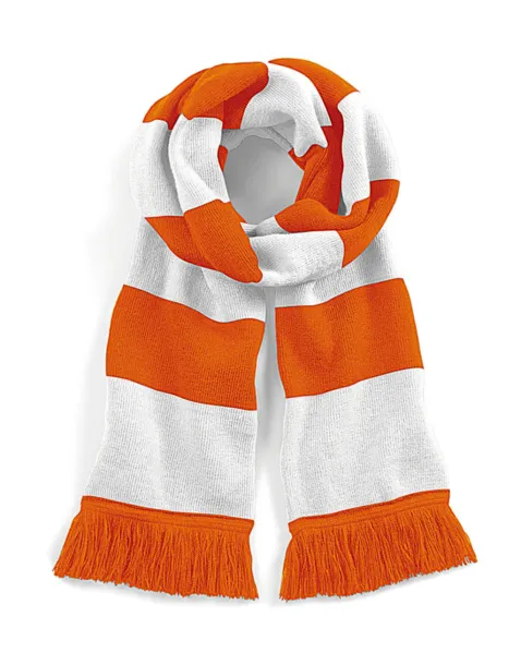  Stadium Scarf - Beechfield Narančasta Bijela