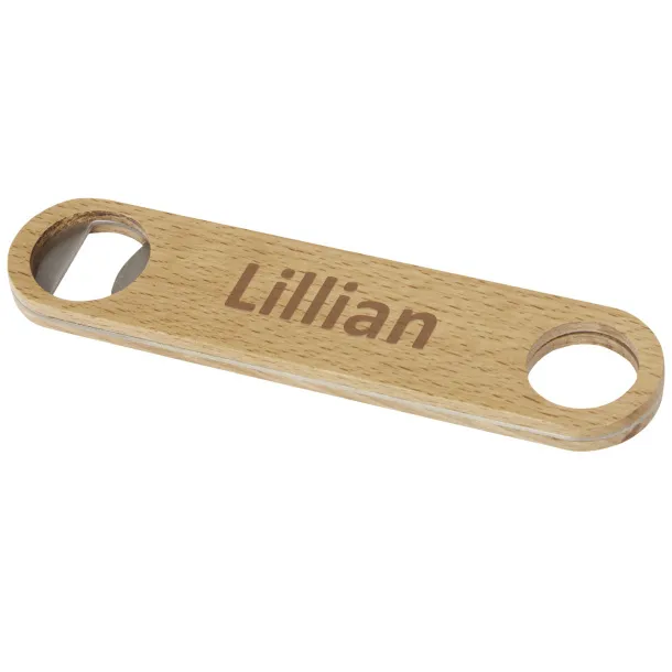 Origina wooden bottle opener - Unbranded Natural