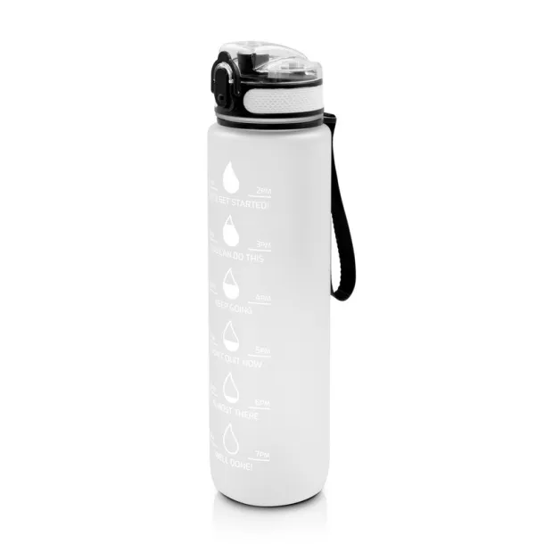 Bennie Motivational bottle 1000 ml Bijela