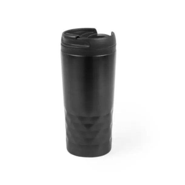  Geometric travel mug 310 ml black