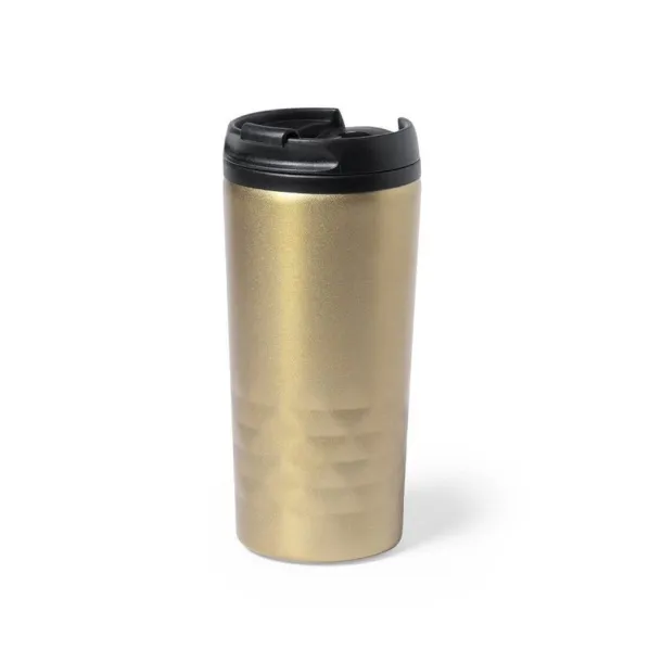  Geometric travel mug 310 ml gold