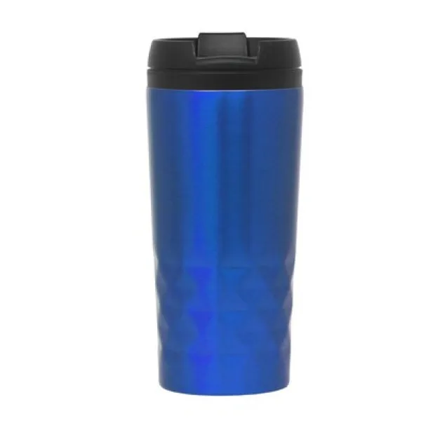  Geometric travel mug 310 ml navy blue