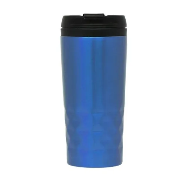  Geometric travel mug 310 ml navy blue