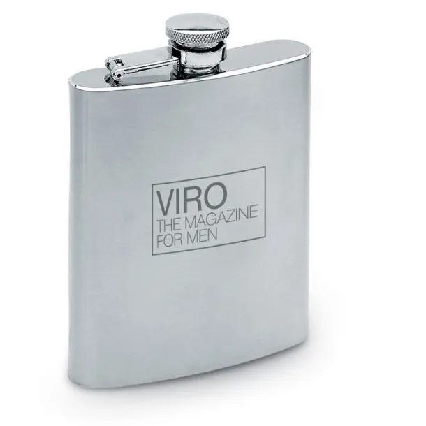 SLIMMY FLASK Slim hip flask Matt Silver