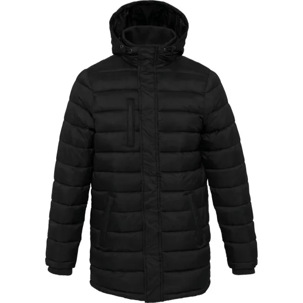  MEN'S LIGHTWEIGHT HOODED PADDED PARKA - Kariban Black