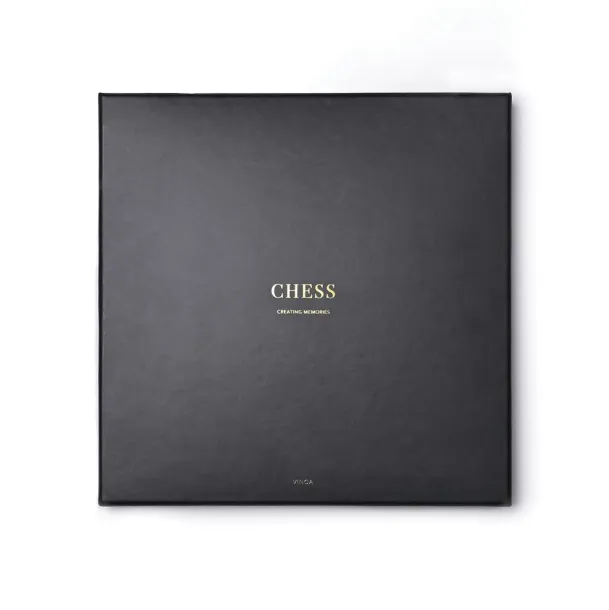  VINGA Chess coffee table game - Vinga Black 