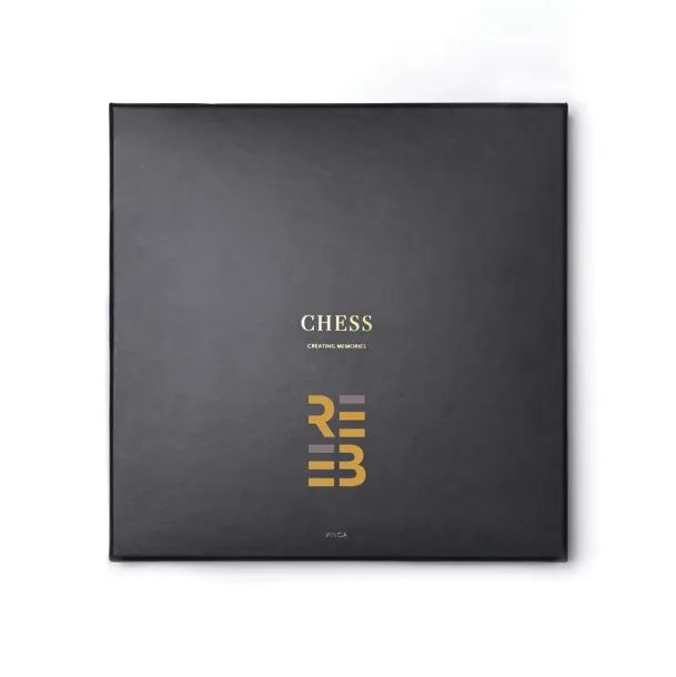  VINGA Chess coffee table game - Vinga Black 