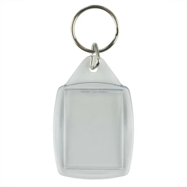  Keyring with place for paper insert neutral