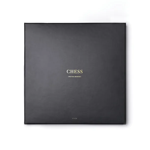  VINGA Chess coffee table game - Vinga Black 