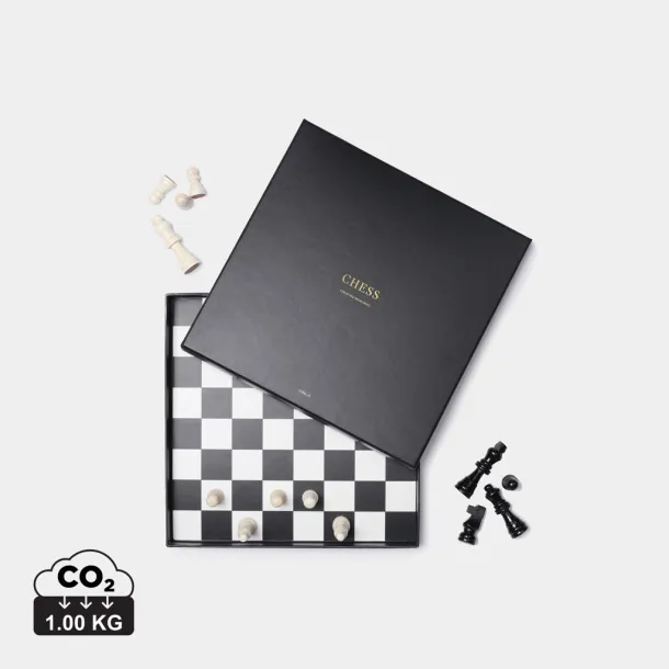  VINGA Chess coffee table game - Vinga Black 