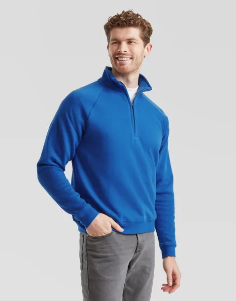  Premium džemper s kratkim patentnim zatvaračem, 280 g/m² - Fruit of the Loom