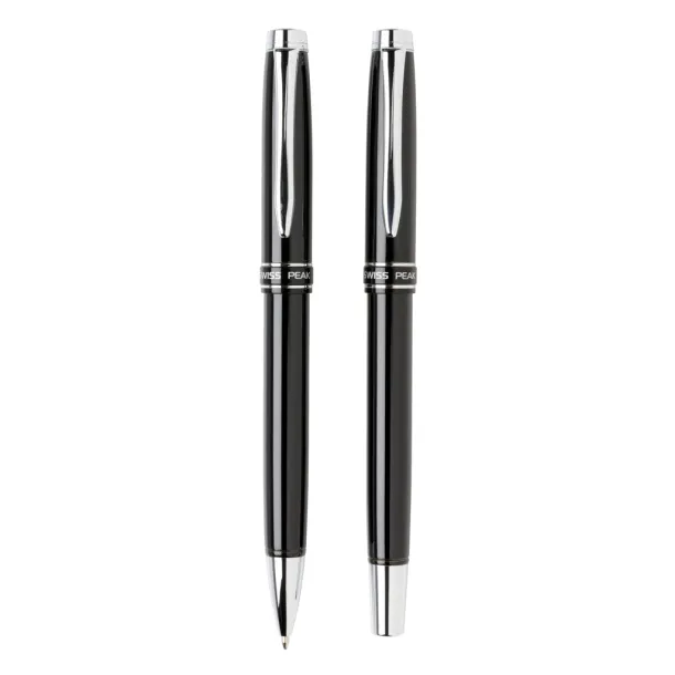  Swiss Peak Heritage pen set - Swiss Peak Black Silver