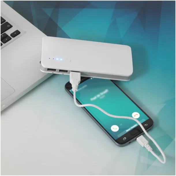 Spare 10.000 mAh power bank - Avenue White