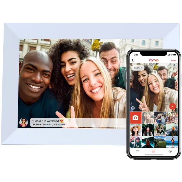 Prixton Prado 10" Frameo wifi digitalni okvir za fotografije - Prixton Bijela