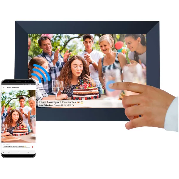 Prixton Prado 10" Frameo wifi digital photo frame - Prixton Crna