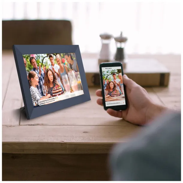 Prixton Prado 10" Frameo wifi digital photo frame - Prixton Solid black