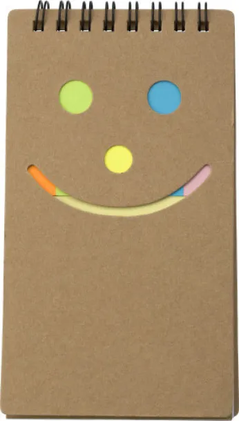  KIM Cardboard sticky note set brown