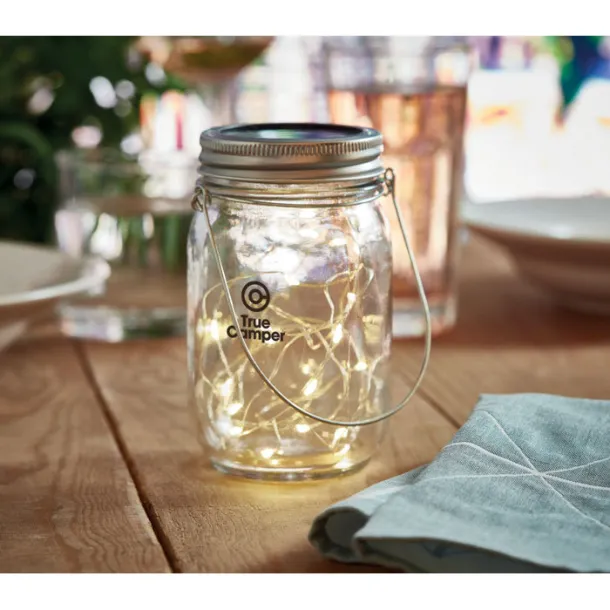 POT LAMP Solar mason jar outdoor lamp Transparent