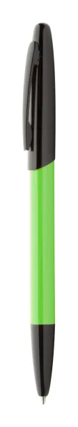 Kiwi ballpoint pen Lime green Black