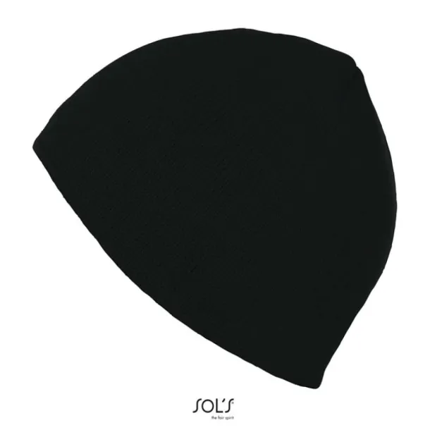 SOL'S BRONX UNISEX ACRYLIC HAT - SOL'S Black