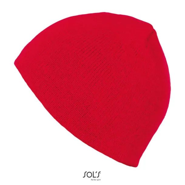 SOL'S BRONX UNISEX ACRYLIC HAT - SOL'S Red