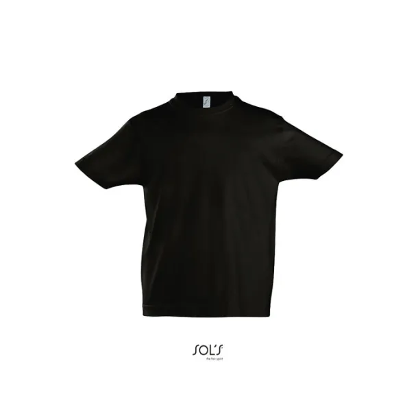 IMPERIAL KIDS TSHIRT-190g deep black