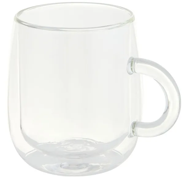 Iris 330 ml glass mug - Unbranded White