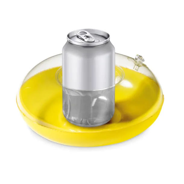 CANNY Inflatable PVC can holder Yellow