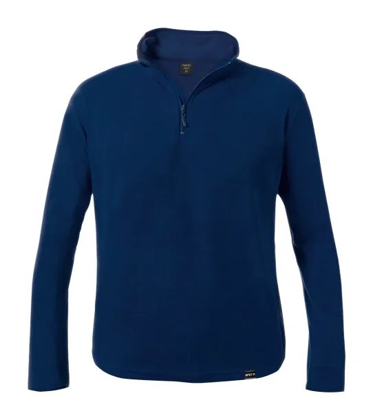 Mecox RPET fleece jacket Dark blue