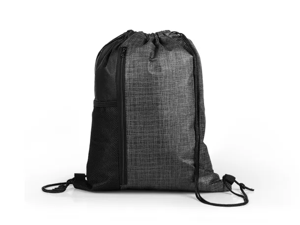 YORK Biodegradable drawstring bag - BRUNO Crna