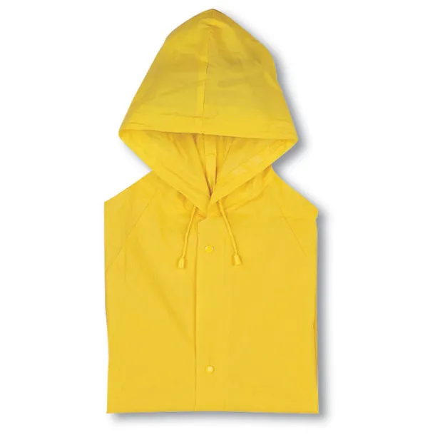 BLADO PVC raincoat with hood Yellow