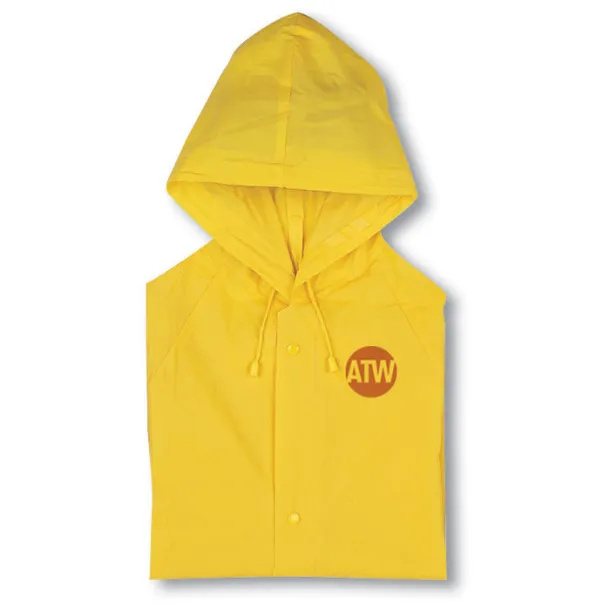 BLADO PVC raincoat with hood Yellow