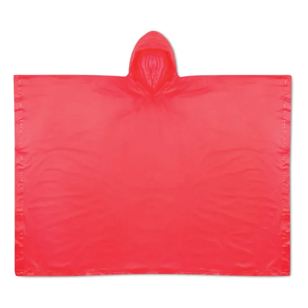 REGAL Raincoat in pouch Red