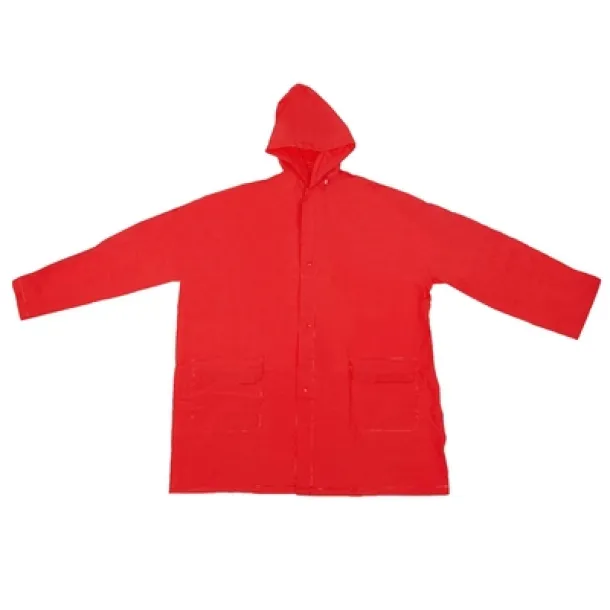  Raincoat red