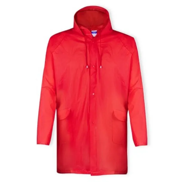  Raincoat red