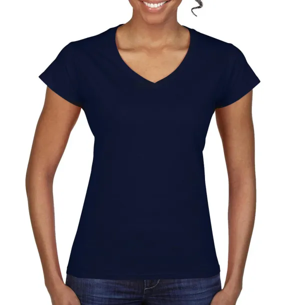  Ladies Softstyle® V-Neck T-Shirt - Gildan Navy