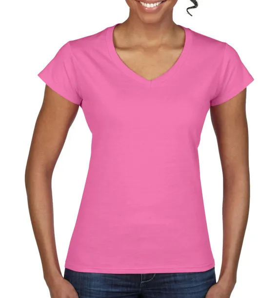  Ladies Softstyle® V-Neck T-Shirt - Gildan Azalea