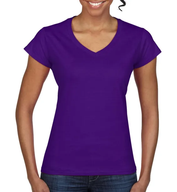  Ladies Softstyle® V-Neck T-Shirt - Gildan Ljubičasta