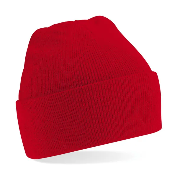  Junior Original Cuffed Beanie - Beechfield Klasična crvena