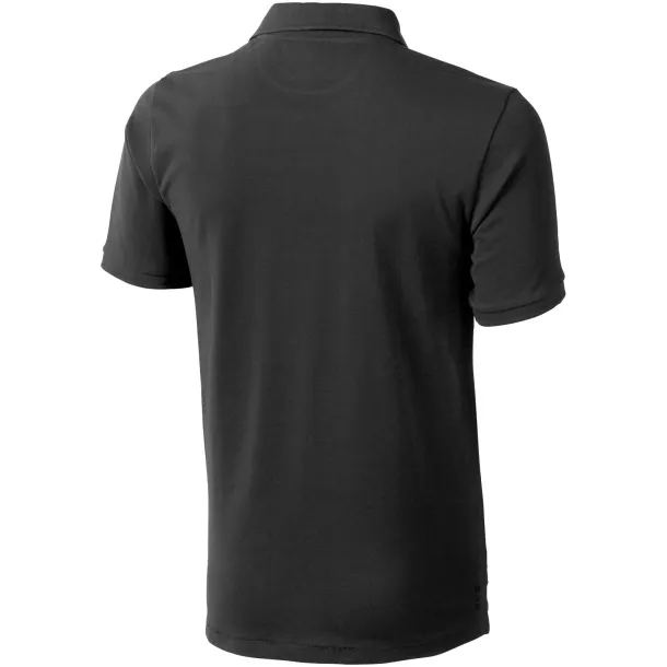 Calgary short sleeve men's polo - Elevate Life Anthracite