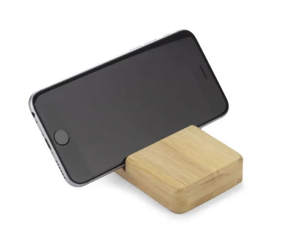 TILE Bamboo phone holder Beige