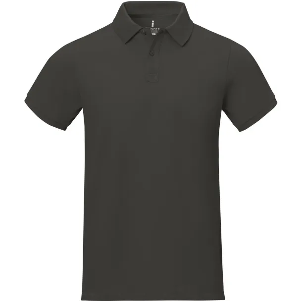 Calgary short sleeve men's polo - Elevate Life Anthracite