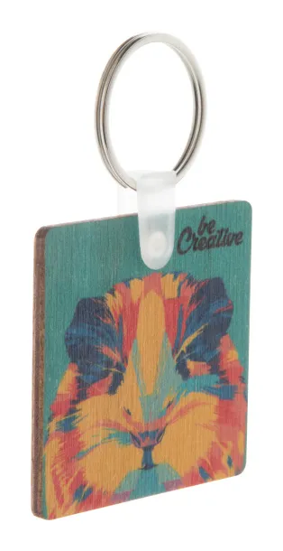 Woody C keyring Natural