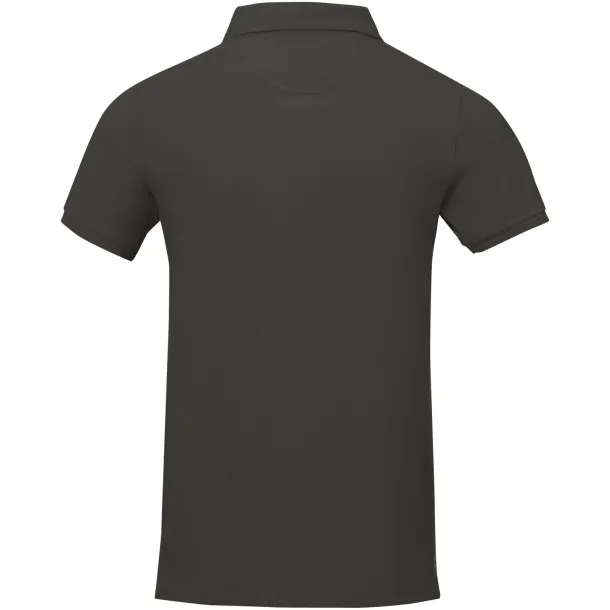 Calgary short sleeve men's polo - Elevate Life Anthracite