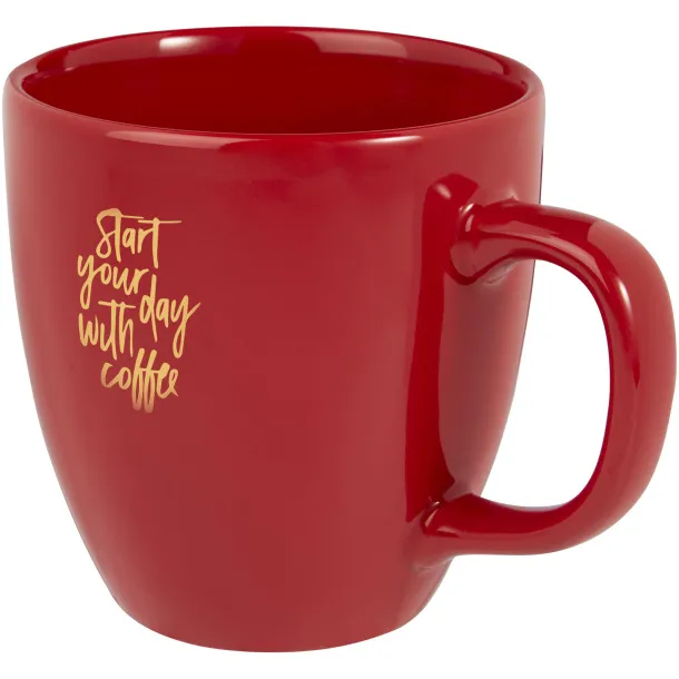 Moni 430 ml ceramic mug - Unbranded Red