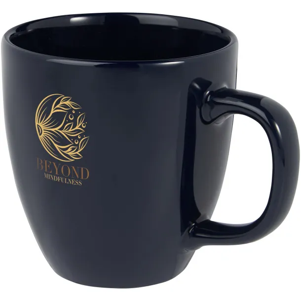 Moni 430 ml ceramic mug - Unbranded Navy Blue