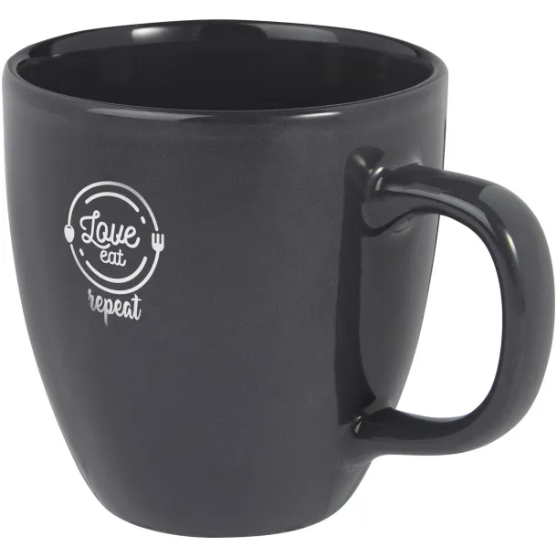 Moni 430 ml ceramic mug - Unbranded Grey